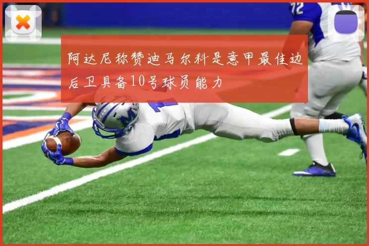 阿达尼称赞迪马尔科是意甲最佳边后卫具备10号球员能力